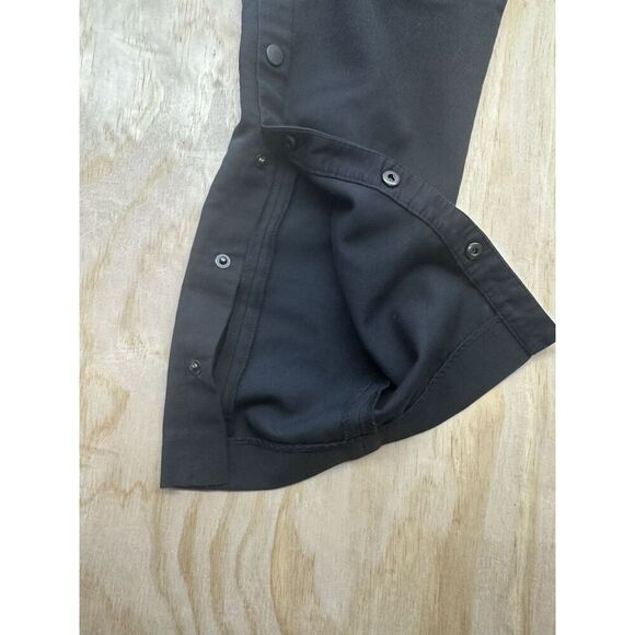 Elie Tahari Stretch Twill Snap Side Pants Black Sz M NWTs - Picture 3 of 7